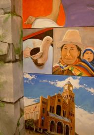 Proyecto Salud mural, close view.  Client: Core El Centro